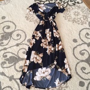 Pink blush maternity small maternity/nursing dress